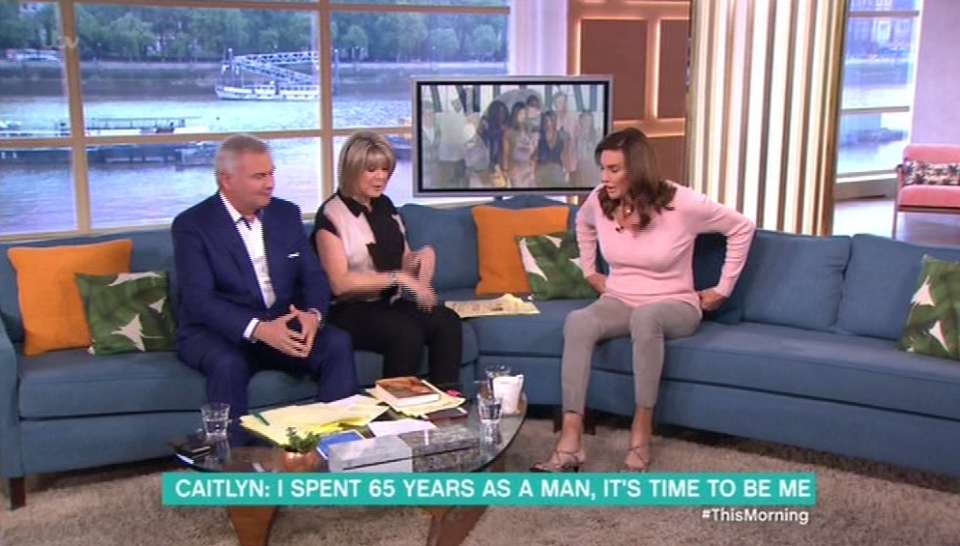  The transgender icon made the suggestion to This Morning hosts Eamonn Holmes and Ruth Langsford