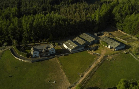  This seven bed detached house in Scotland has vast amounts of land