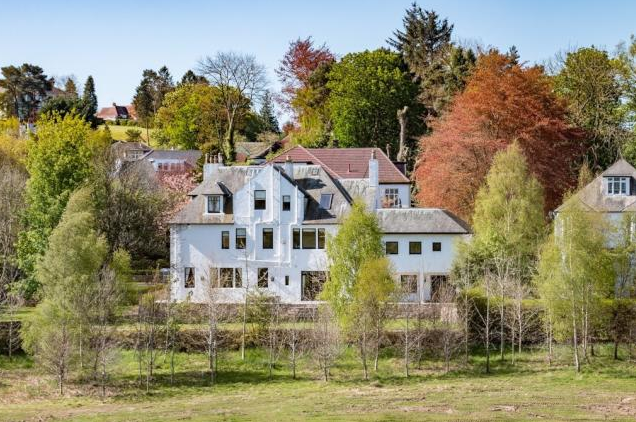  The five-bed property has views over Cathcart castle golf course