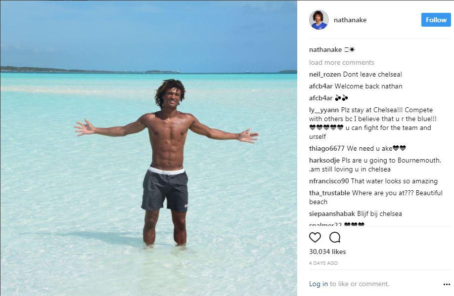  Nathan Ake will complete his move upon returning from his vacation