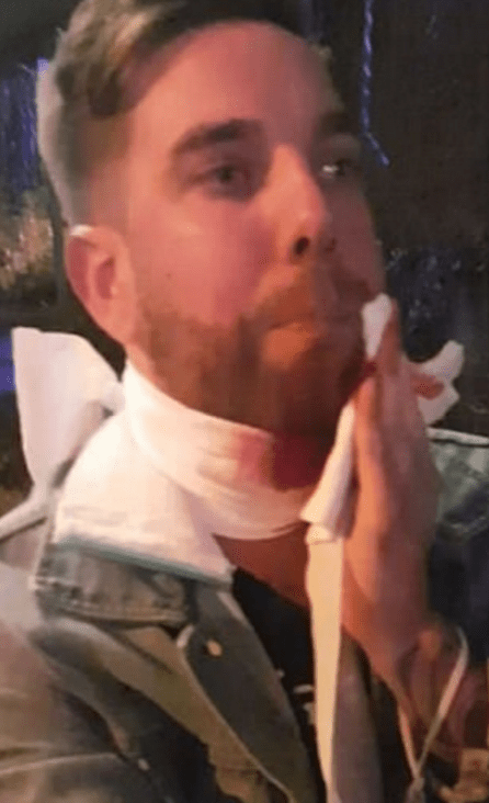  Andrew narrowly avoided death by 'ducking and dodging' after being stabbed in the neck by one of the London Bridge terrorists