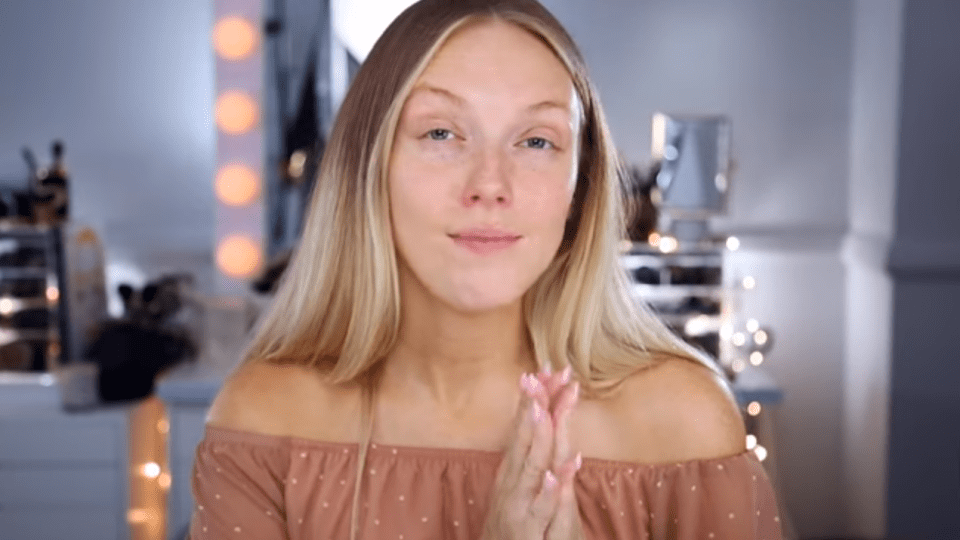  YouTuber MakeupByAlli showed fans how to transform their look with her summer make-up tutorial