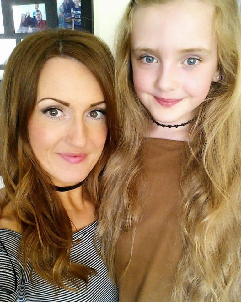  Poppy with her mum, Kasha: She hopes her daughter will love the scars that saved her life