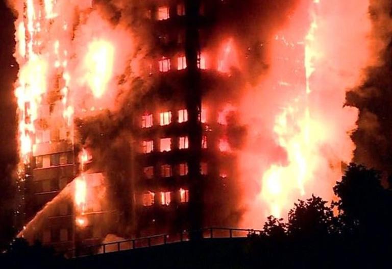  Fire looked to have gutted much of the building within three hours of it starting