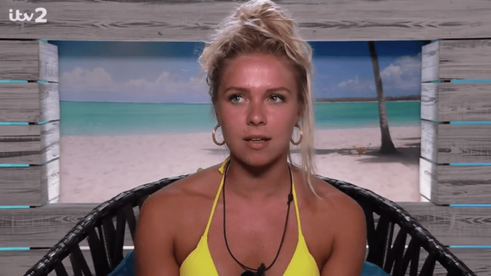  Gabby voiced her concern about the challenge in the Beach hut