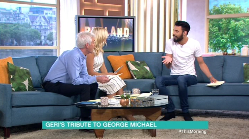  Rylan continued his Geri rant at the end of the segment