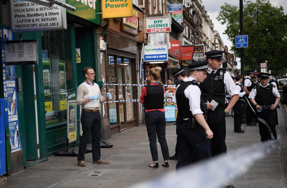  Police raided the North London flat after the London Bridge terror attack on Saturday