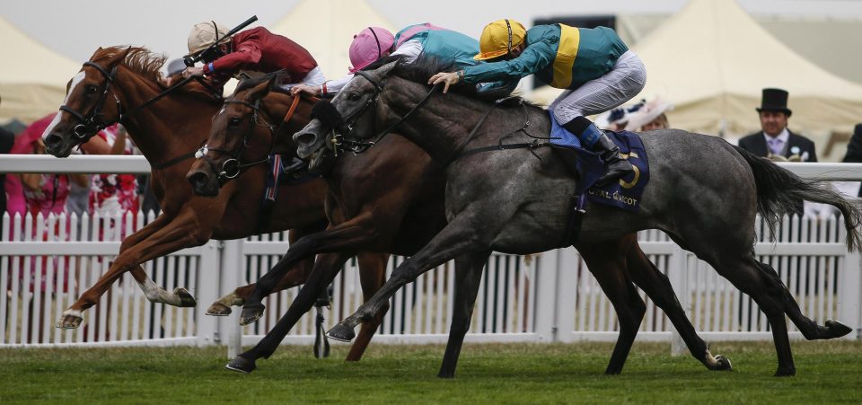  Coronet (right) battled to win at Royal Ascot