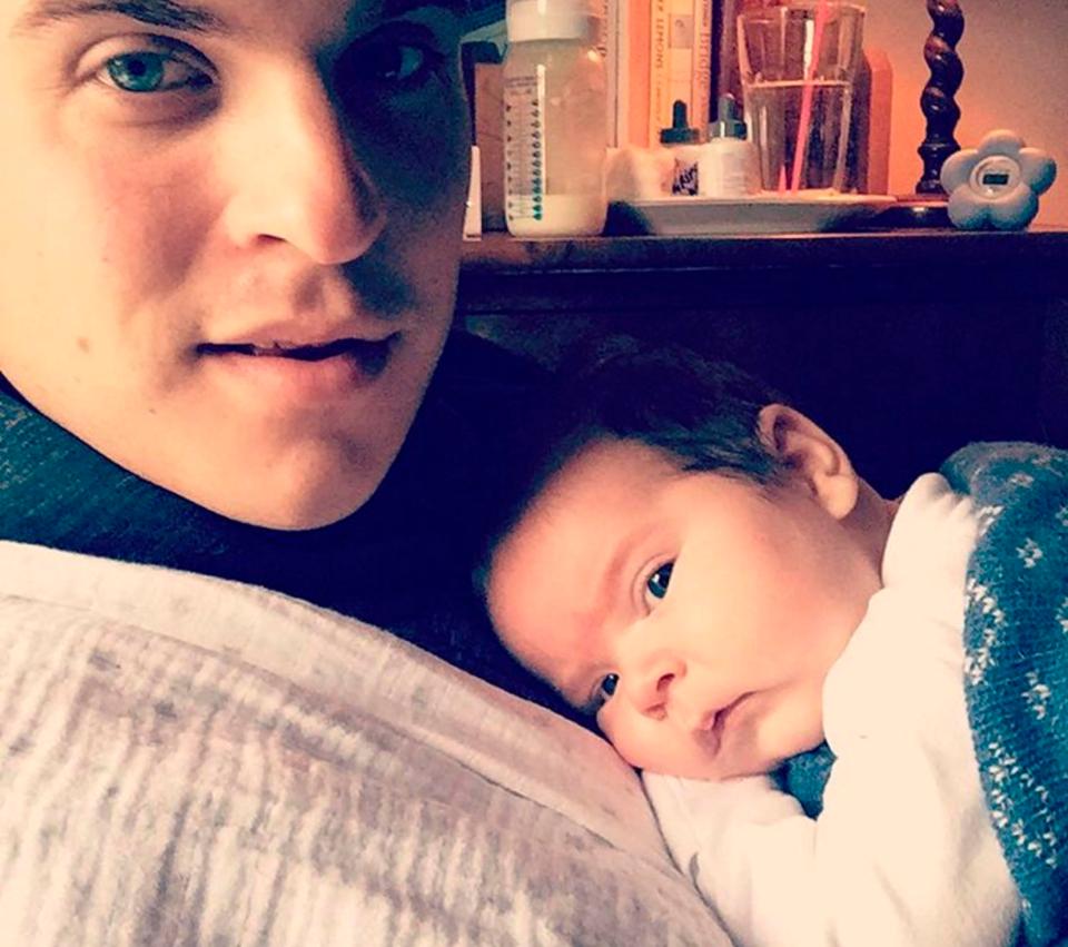  Giles started blogging about fatherhood one month after discovering they were pregnant