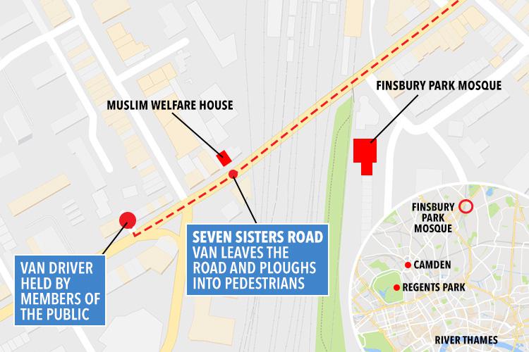  How the Finsbury Park mosque attack unfolded leaving one worshipper dead and ten more injured