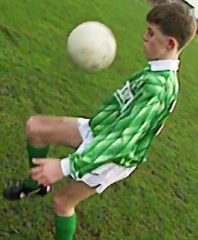  Carrick in action for Wallsend Boys Club