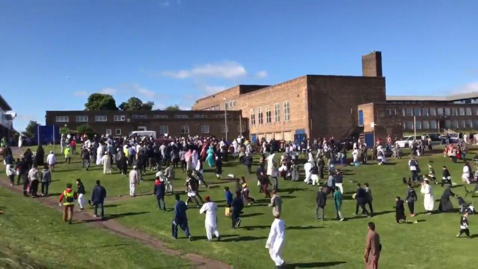  The incident happened during Eid celebrations outside Westgate Centre for Sport