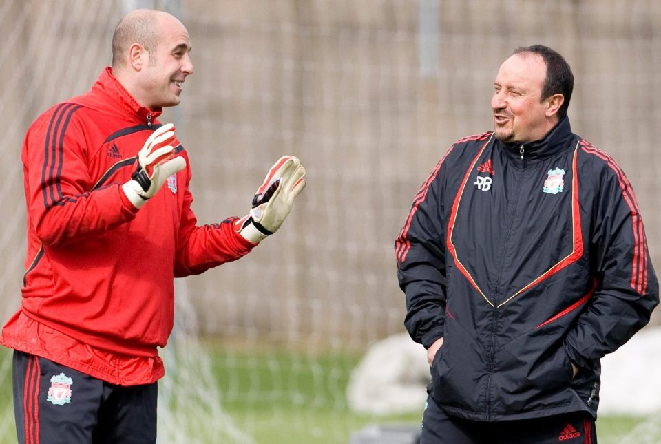  Pepe Reina and Rafa Benitez worked together at both Liverpool and Napoli