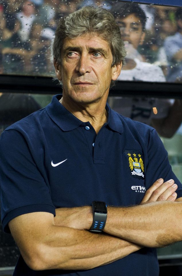  Could Manuel Pellegrini, pictured here during his time as Man City manager, be set for a sensational return to take over at Crystal Palace?