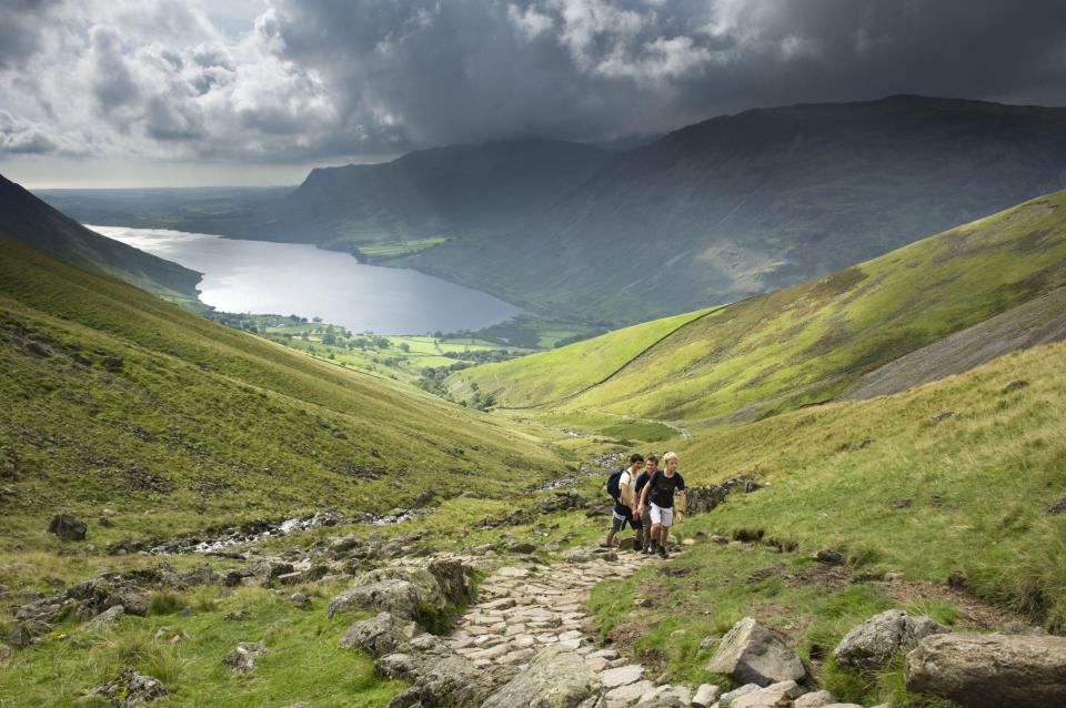  Scafell Pike in The Lake District in Cumbria came fifth