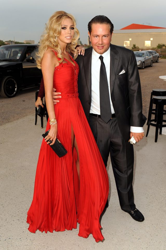  Petra Ecclestone with then-husband James Stunt in happier times