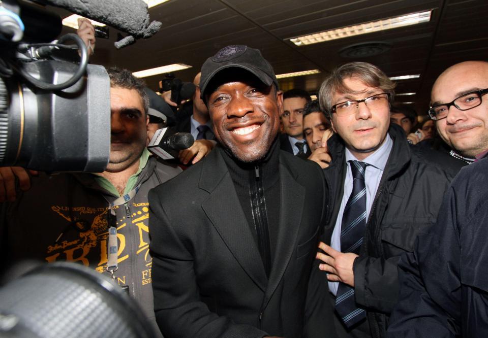 Clarence Seedorf was briefly manager of another of his former clubs, AC Milan