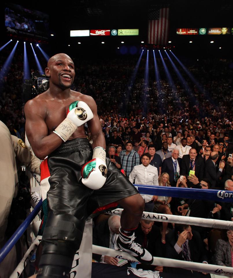  Floyd Mayweather retired two years ago equally the legendary Rocky Marciano's record