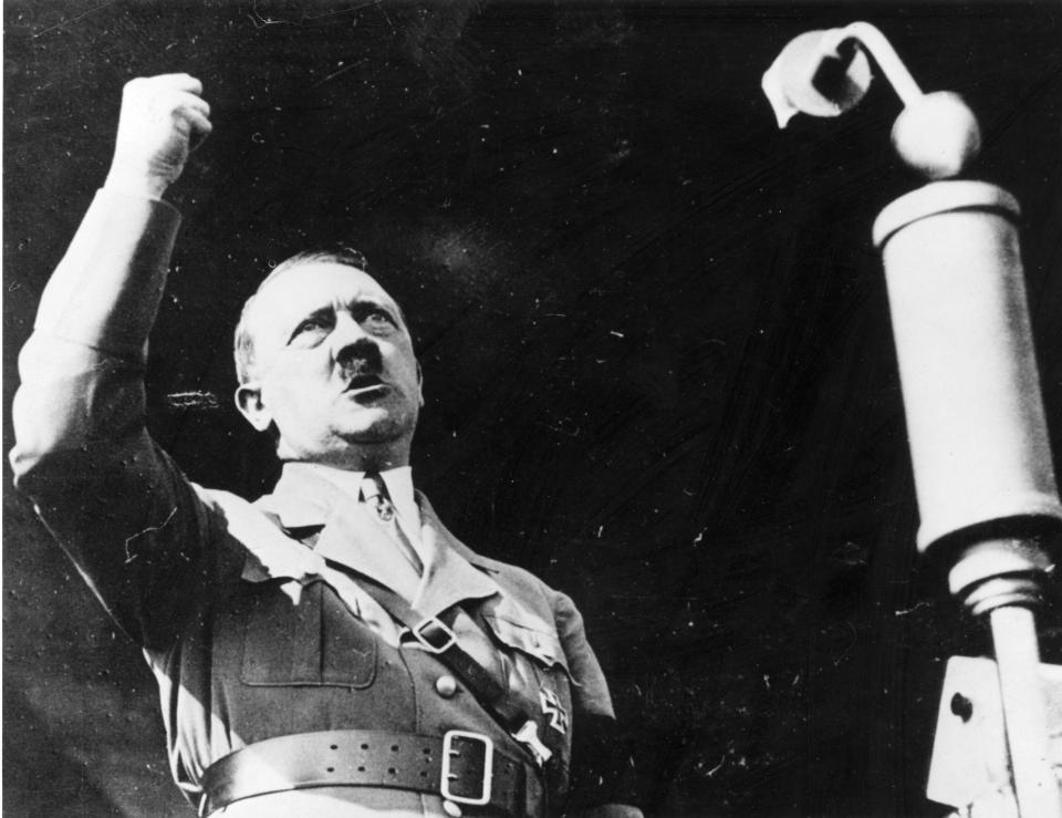  Upon Hitler's defeat, the evil Third Reich collapsed and the Allies swept through Europe