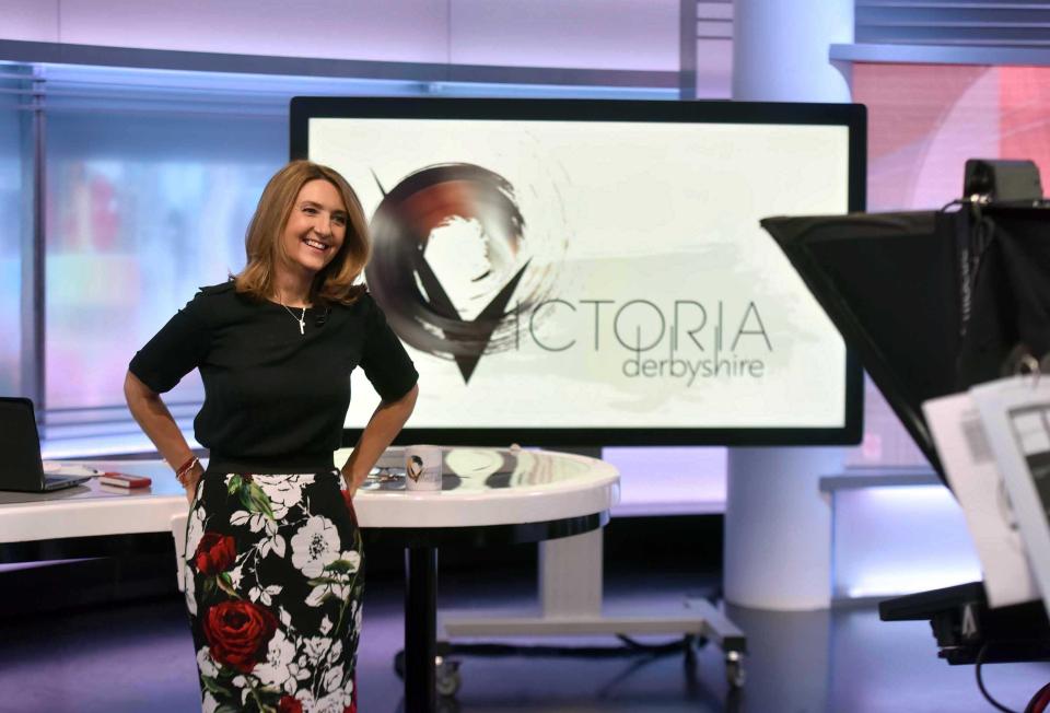  She thanked viewers for their 'tremendous messages' as she returned to work after having a mastectomy following a diagnosis for breast cancer