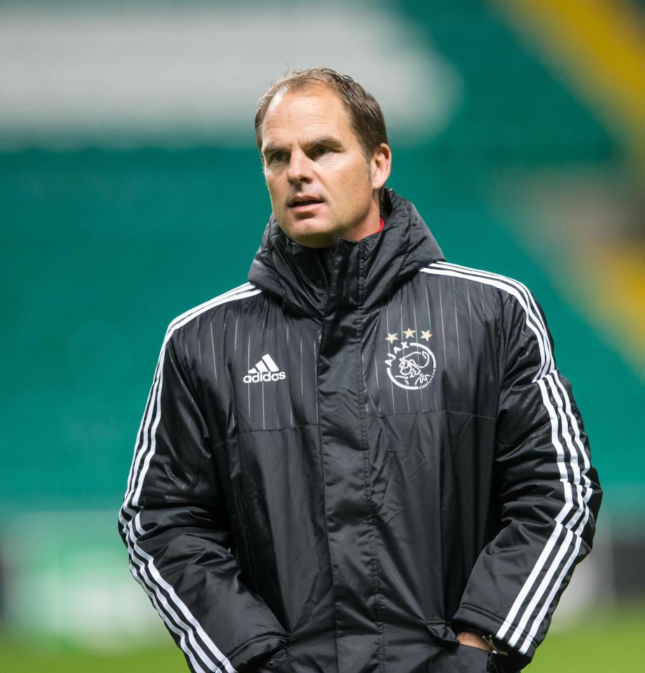  Frank de Boer began his managerial career at Ajax