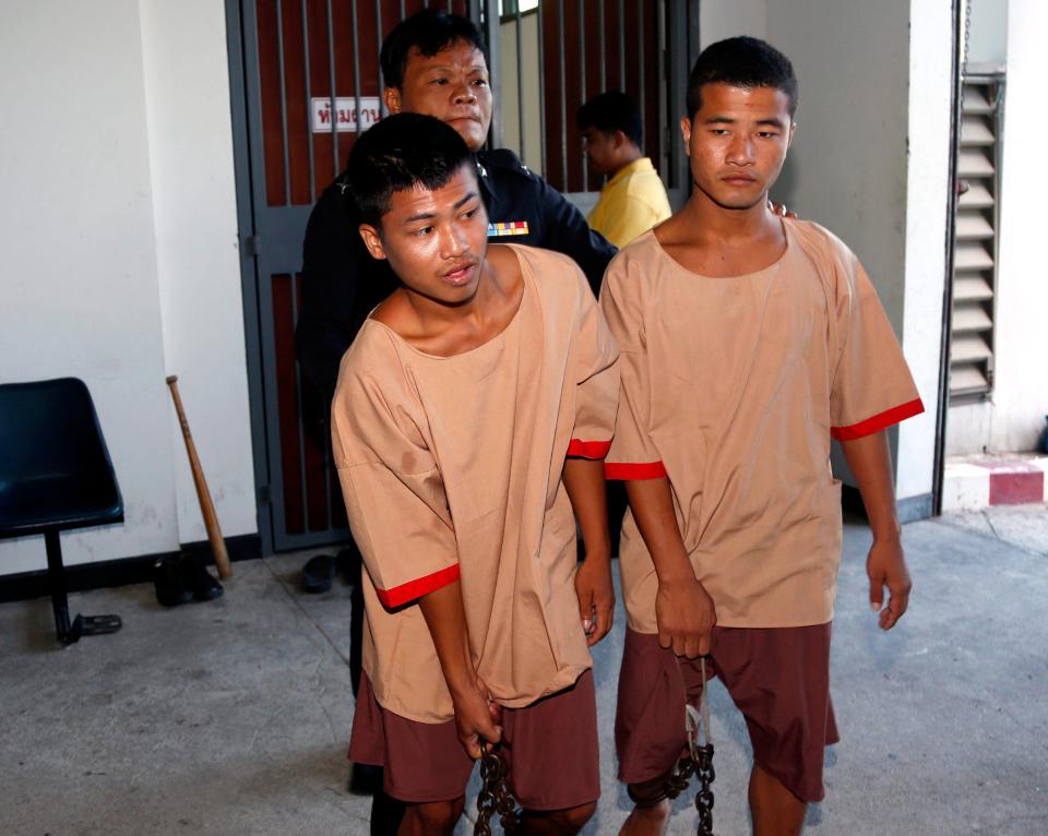  Zaw Lin and Wai Phyo, from Myanmar were convicted of their deaths