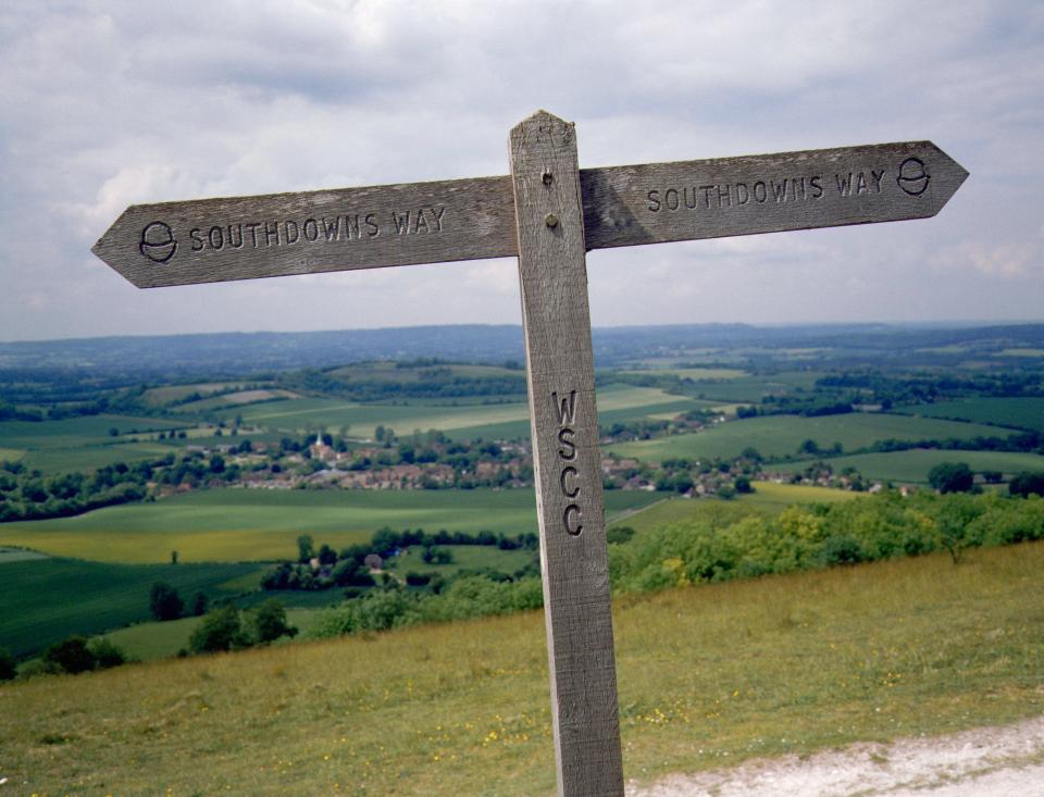  The 100-mile South Downs Way came fourth on the list