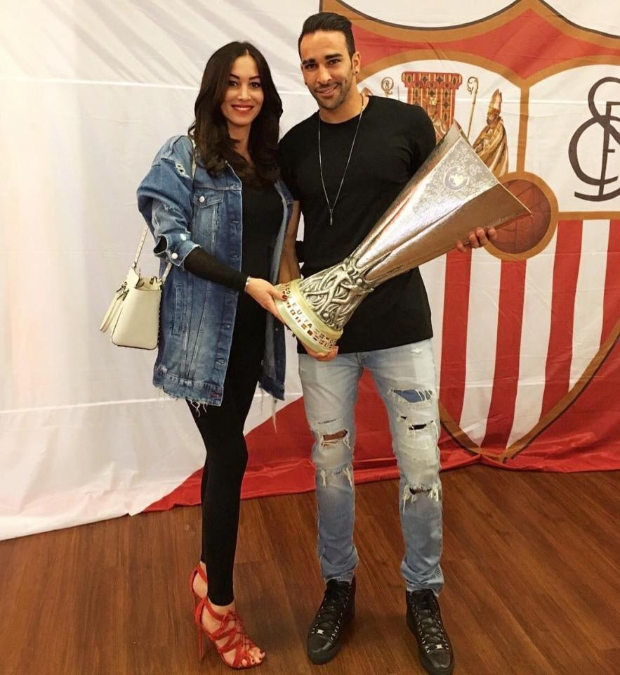  Adil Rami has reportedly split from ex-partner Sidonie Biemont and the pair have twins together