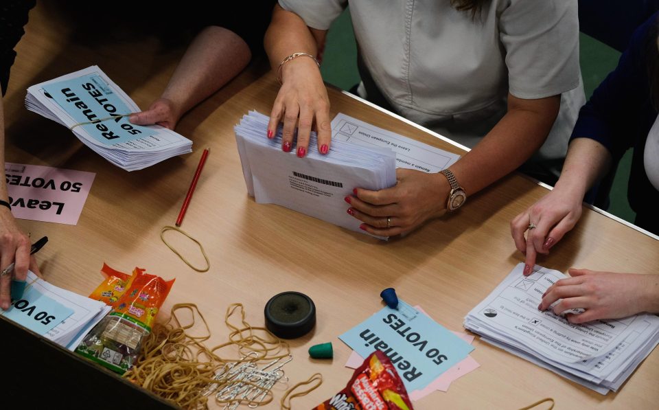  In Electoral Commission guidelines, returning officers have been told to accept votes where the intention is clear - even if they haven't used an X