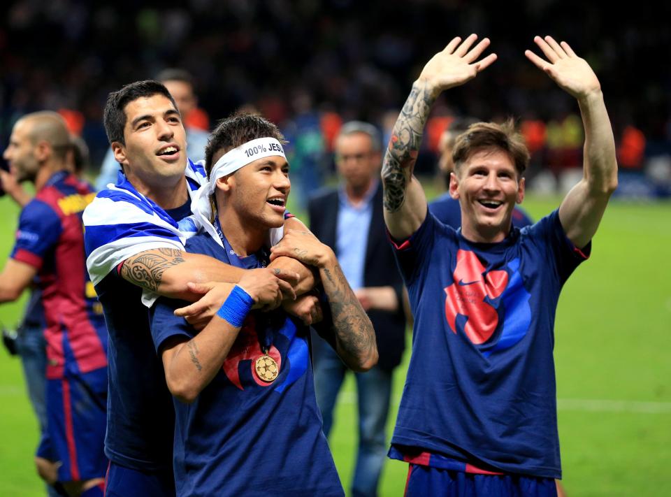  Neymar was once part of the feared MSN trio, alongside Messi and Suarez