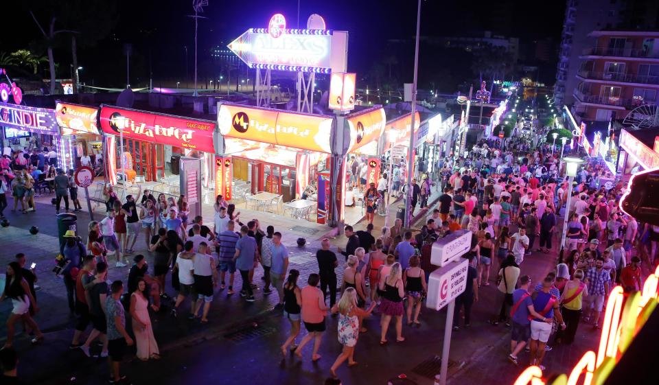  Spanish authorities are cracking down on unruly behaviour in Magaluf with heavy fines for antisocial behaviour