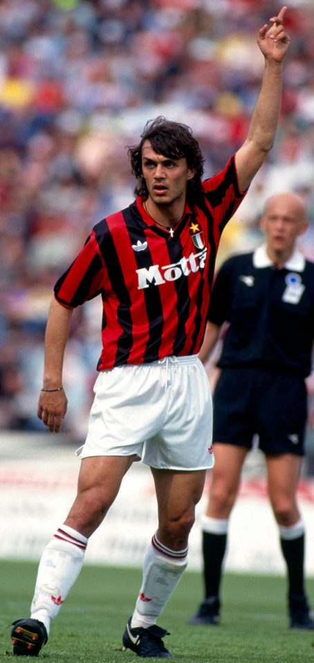  Yesteryear...Maldini in his AC Milan heyday