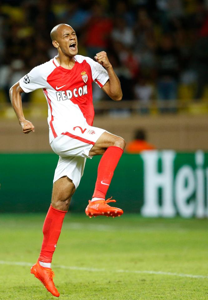 Fabinho was a key player as Monaco lifted title last year