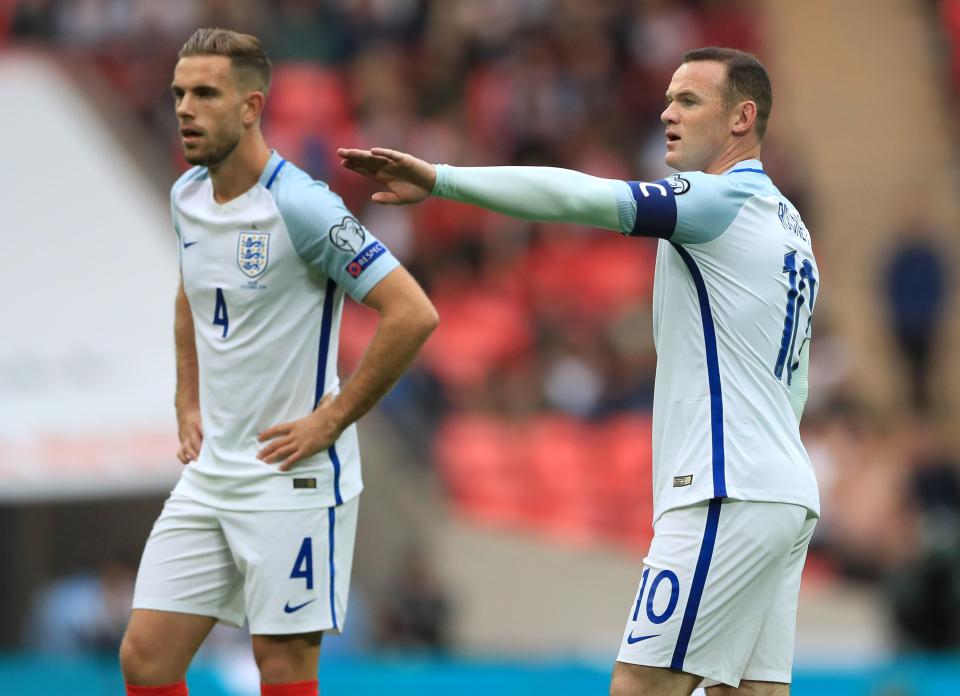  Wayne Rooney used to be England captain but lost his place in the squad