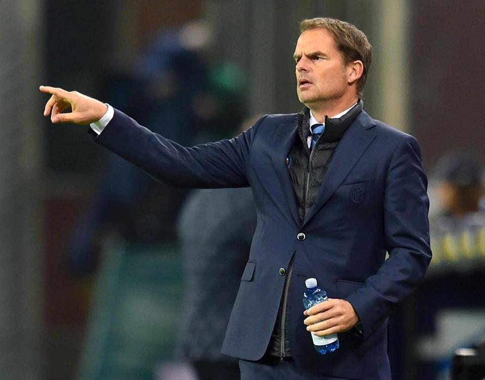  Frank de Boer is in talks to become boss at Selhurst Park