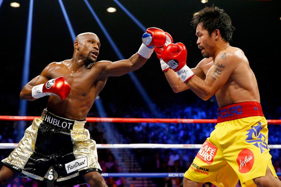  Floyd Mayweather's final fight came against Manny Pacquiao in 2015