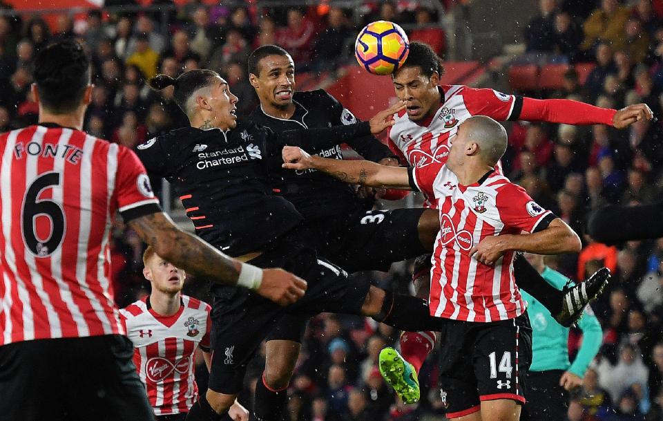  Van Dijk scored against Liverpool last season in the Premier League