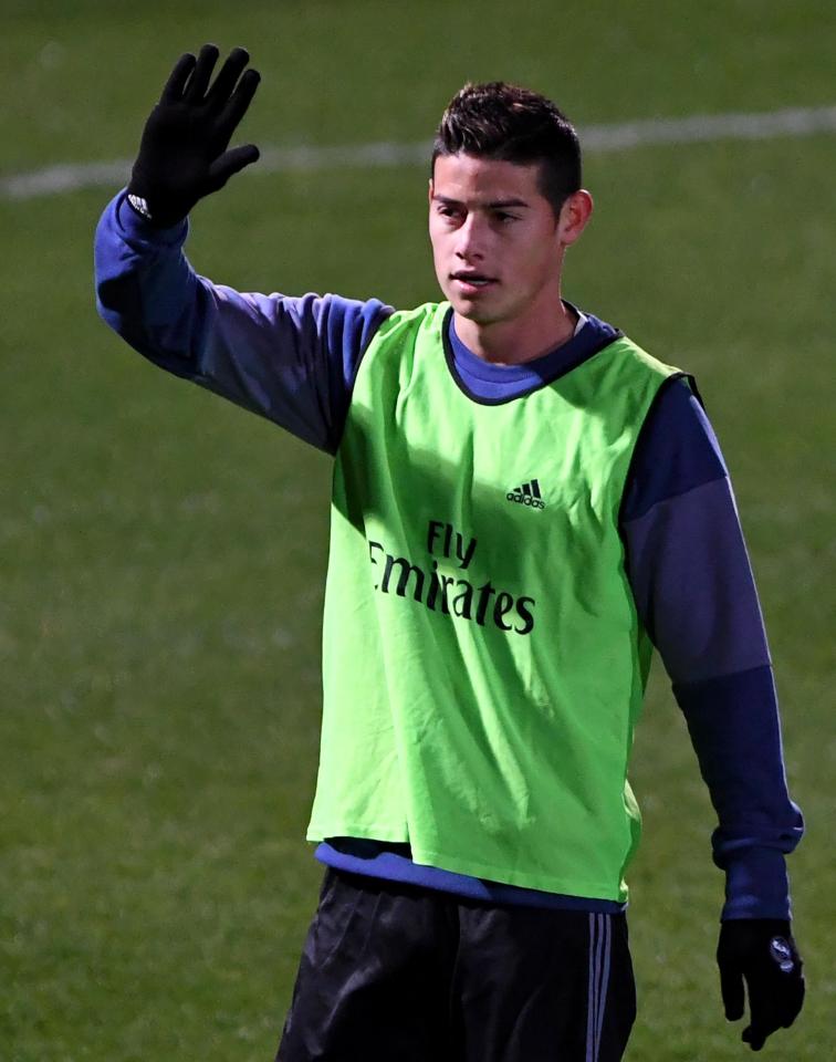  Real Madrid star James Rodriguez has fallen out of favour at the Bernabeu