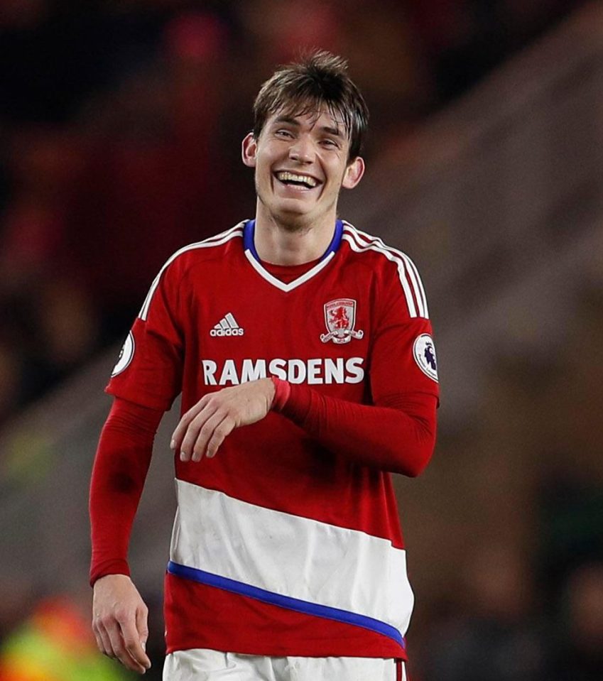  Marten De Roon could be leaving Boro for Manchester United