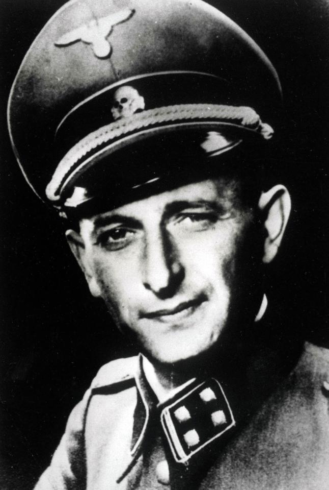  Adolf Eichmann was one of the main organisers of the Holocaust