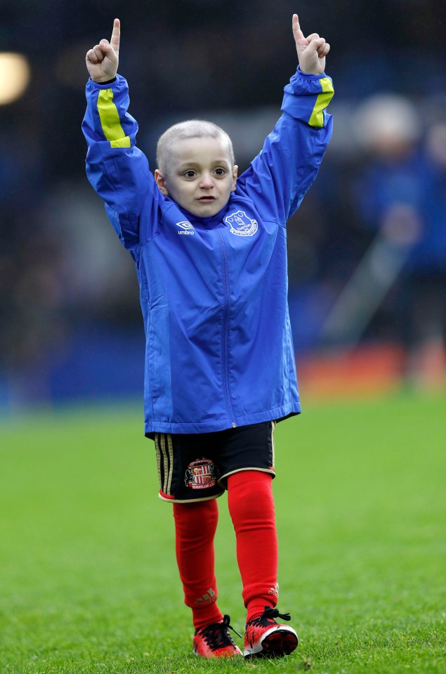 Everton raised money for Bradley Lowery's cause earlier this season