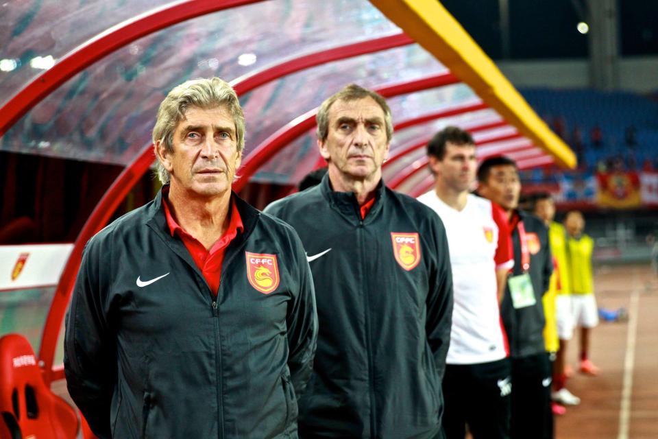  Manuel Pellegrini is currently the boss at Chinese Super League club Hebei China Fortune