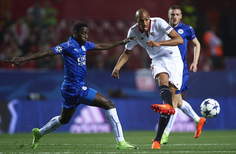  N'Zonzi during a Champions League clash with Leicester last season