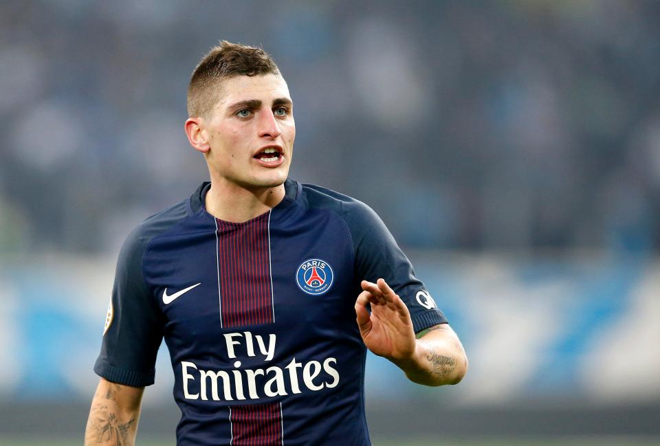  Marco Verratti would likely set Barcelona back around £70million in summer