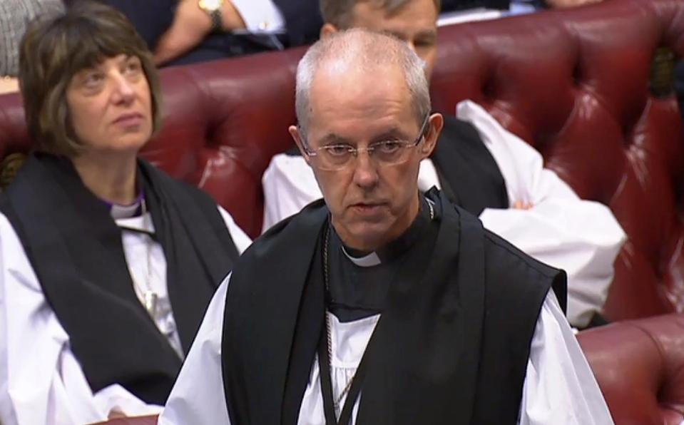  Justin Welby called the Lib Dem leader 'decent and honourable'