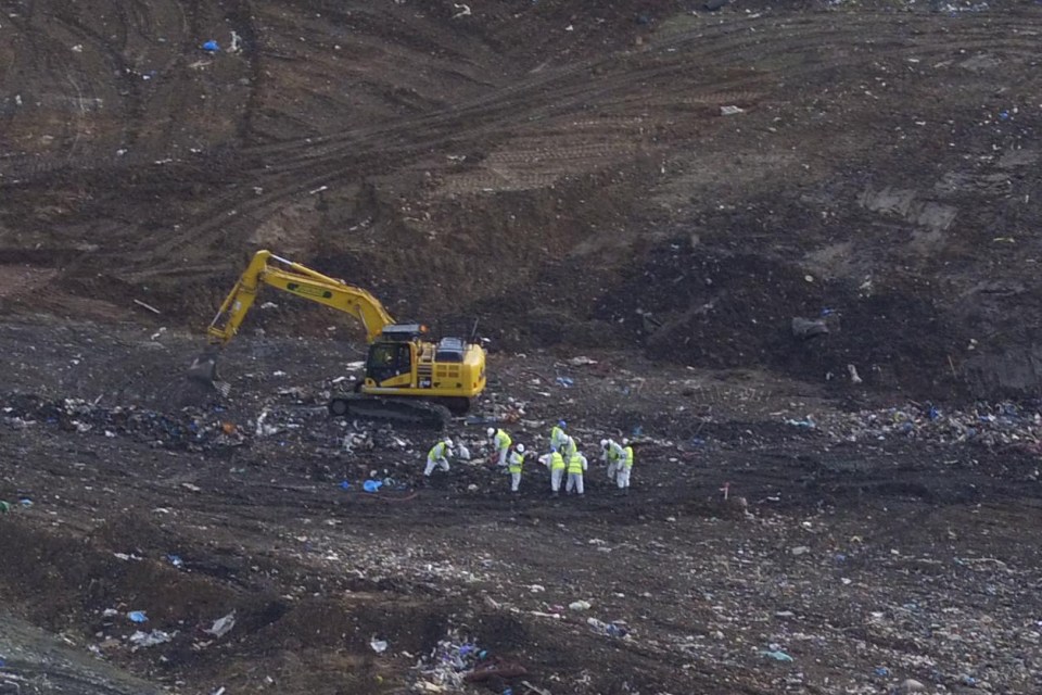 The search at the Milton site has now been ongoing for 17 weeks