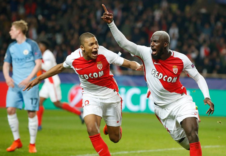  Bakayoko scored Monaco's winning goal against Man City in the Champions League in March