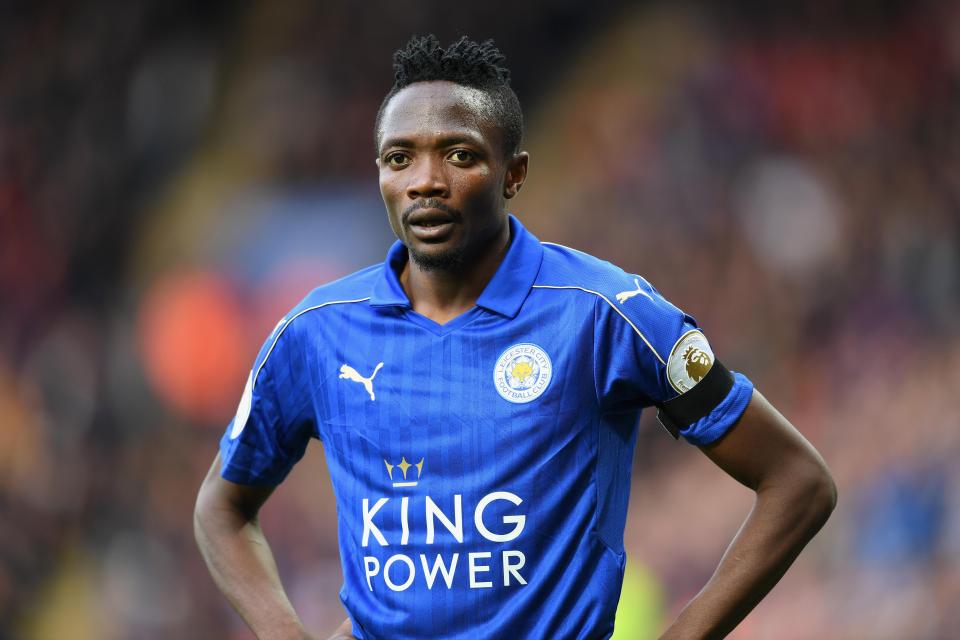  Ahmed Musa is close to quitting Leicester just a year after he signed for them