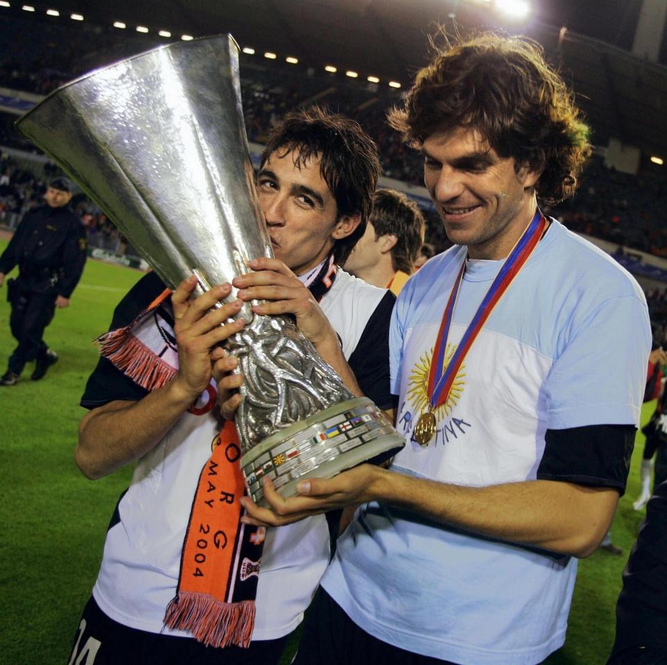  The defender won the 2004 Uefa CUp at Valencia and later managed them for six months