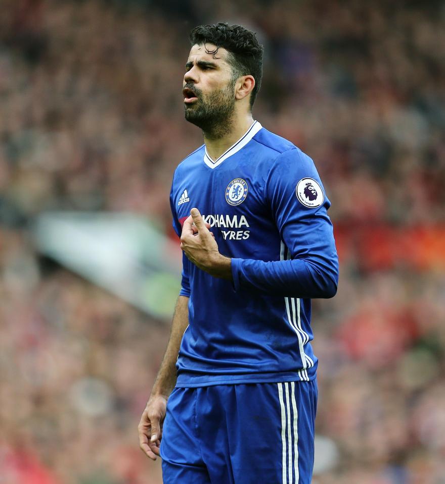  Diego Costa has won two Premier League titles in three seasons at Chelsea